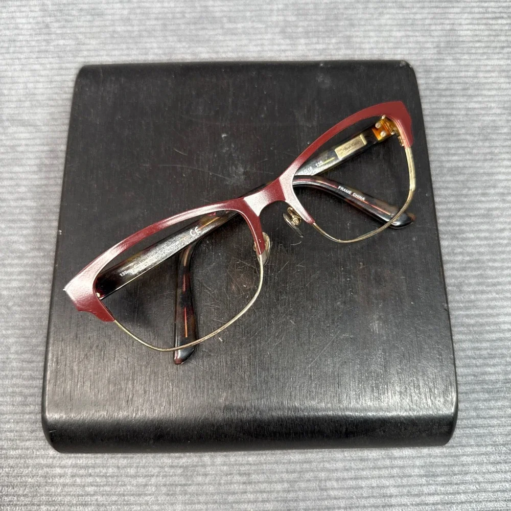 Calvin Klein Collection CK8021 603 Burgundy Tortoise Y2K Eyeglasses‎ 53-18-135